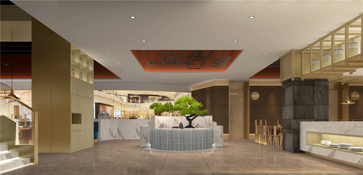 鄭州一撈一世界火鍋店裝修公司設(shè)計(jì)案例